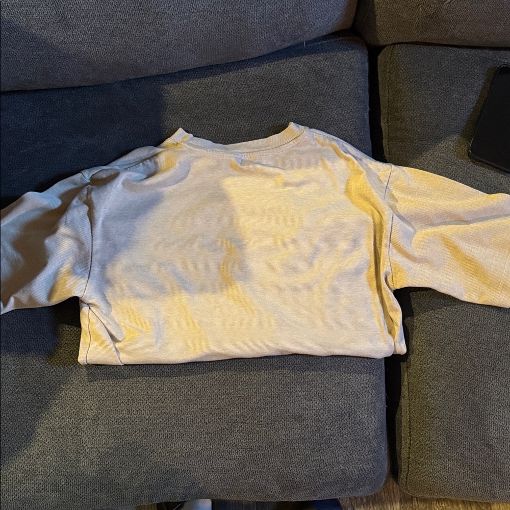 Uniqlo Light Gray Ribbed Top - Picture 3 of 3